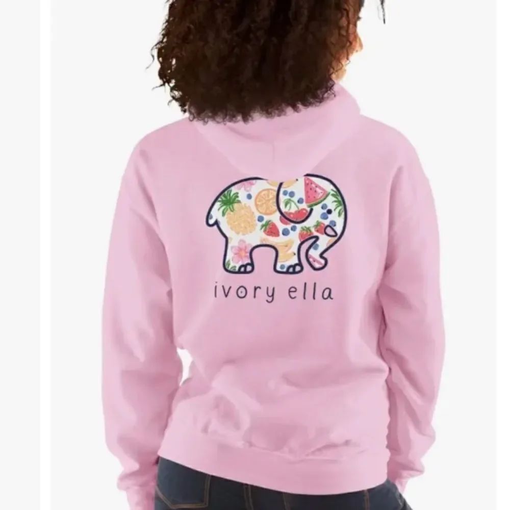 Ivory Ella Pink Hooded Women’s Sweatshirt XS